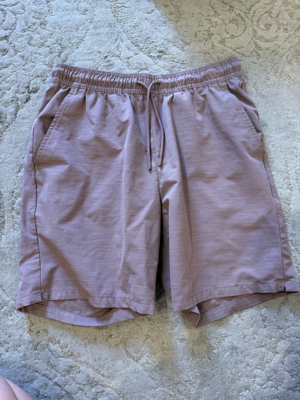 Zella Men's Athletic Drawstring Shorts - Lavender